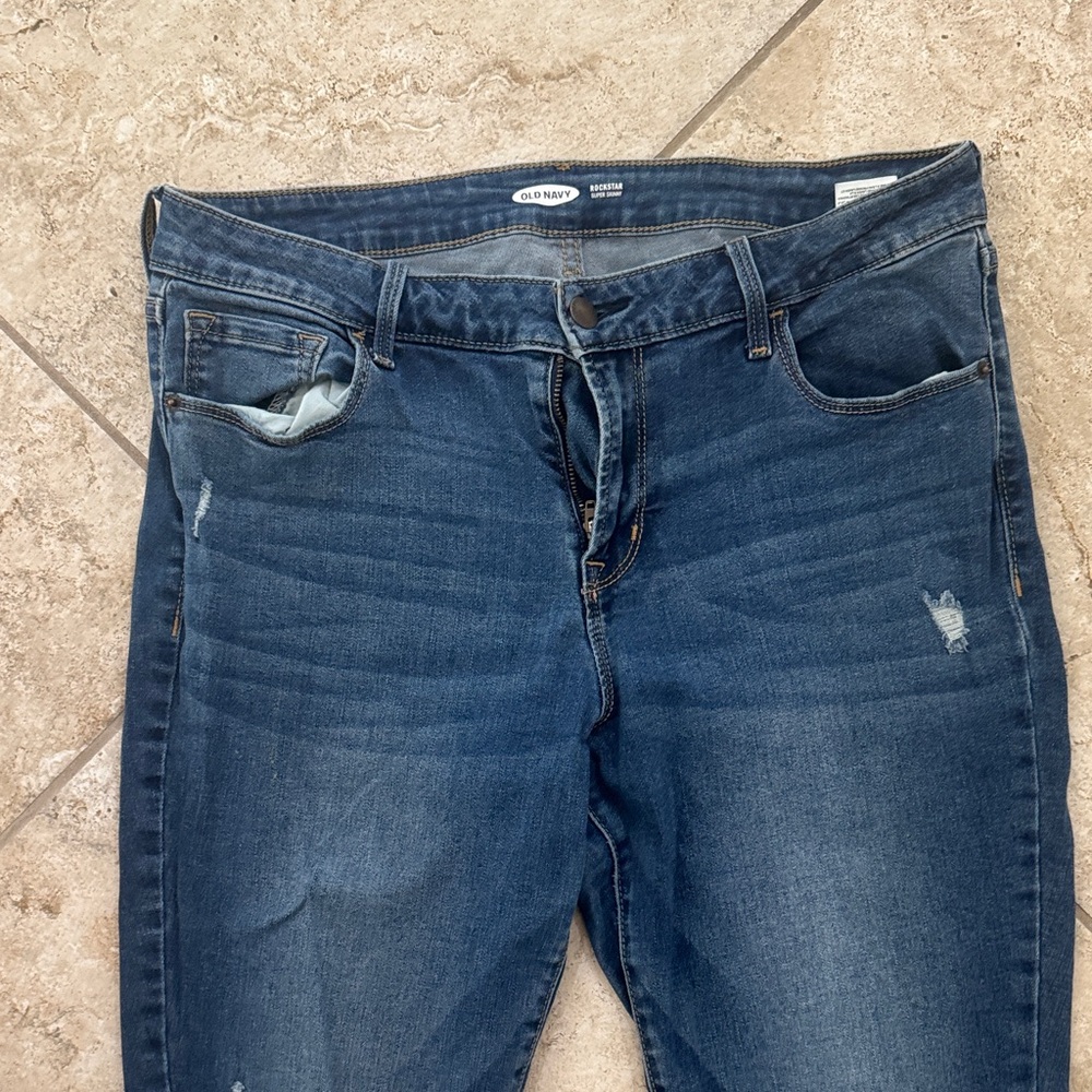 Old Navy Midnight Blue Skinny Jeans / E5 - Picture 2 of 4